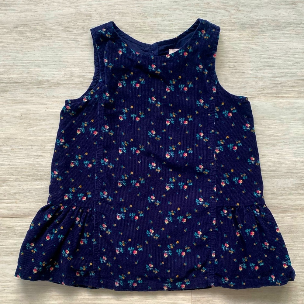 GAP corduroy floral mini dress